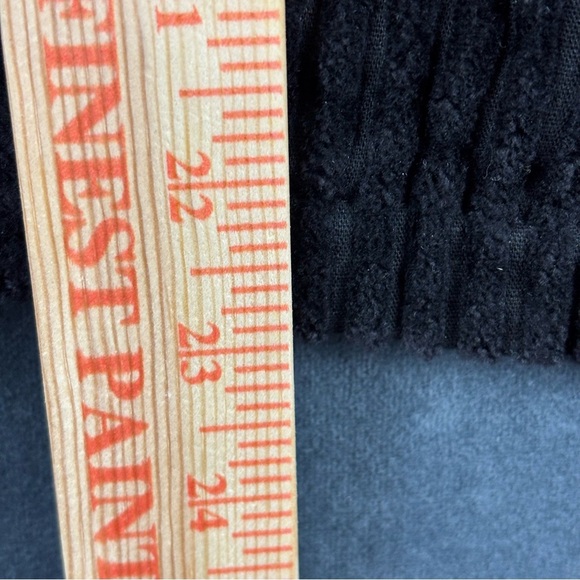 EUC Woolrich Black Zip-up Ribbed Corduroy Teddy Jacket Sz S Petite - Picture 11 of 11